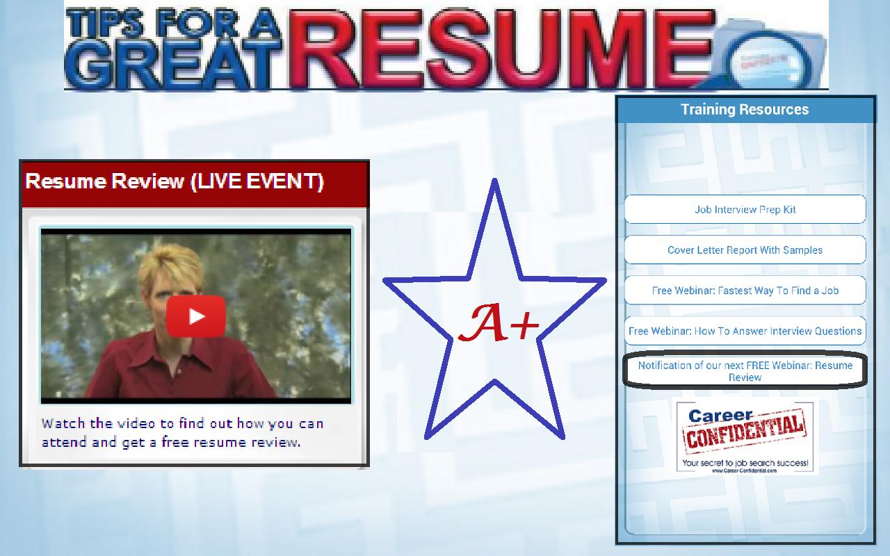Job Search Tips