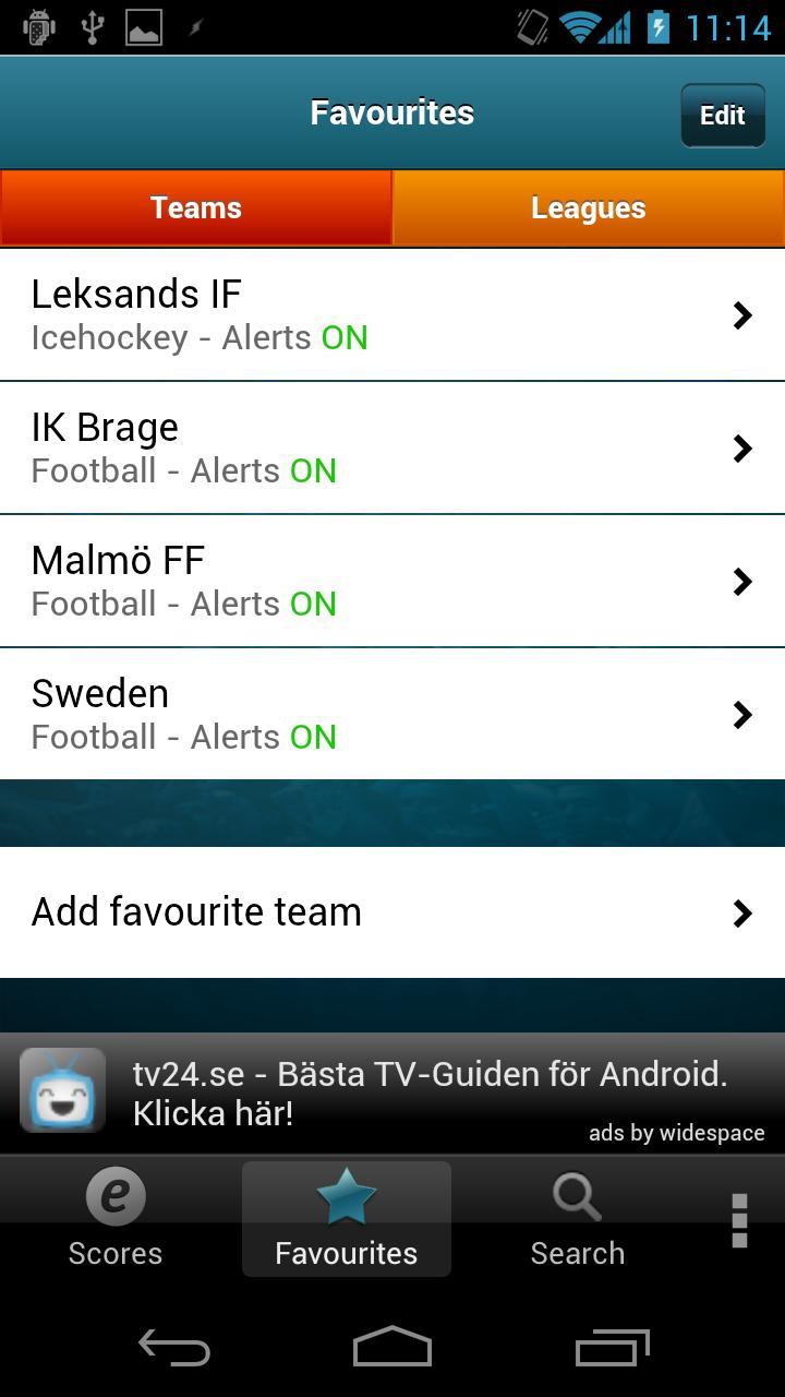 Everysport Scores