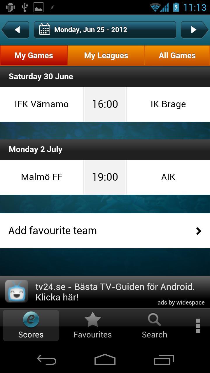 Everysport Scores