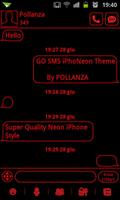 GO SMS Theme Messages Red