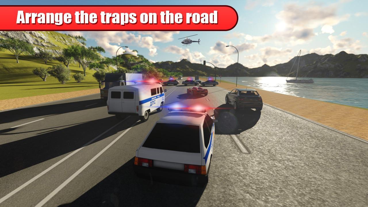 Racing on Lada Vaz Police 3D