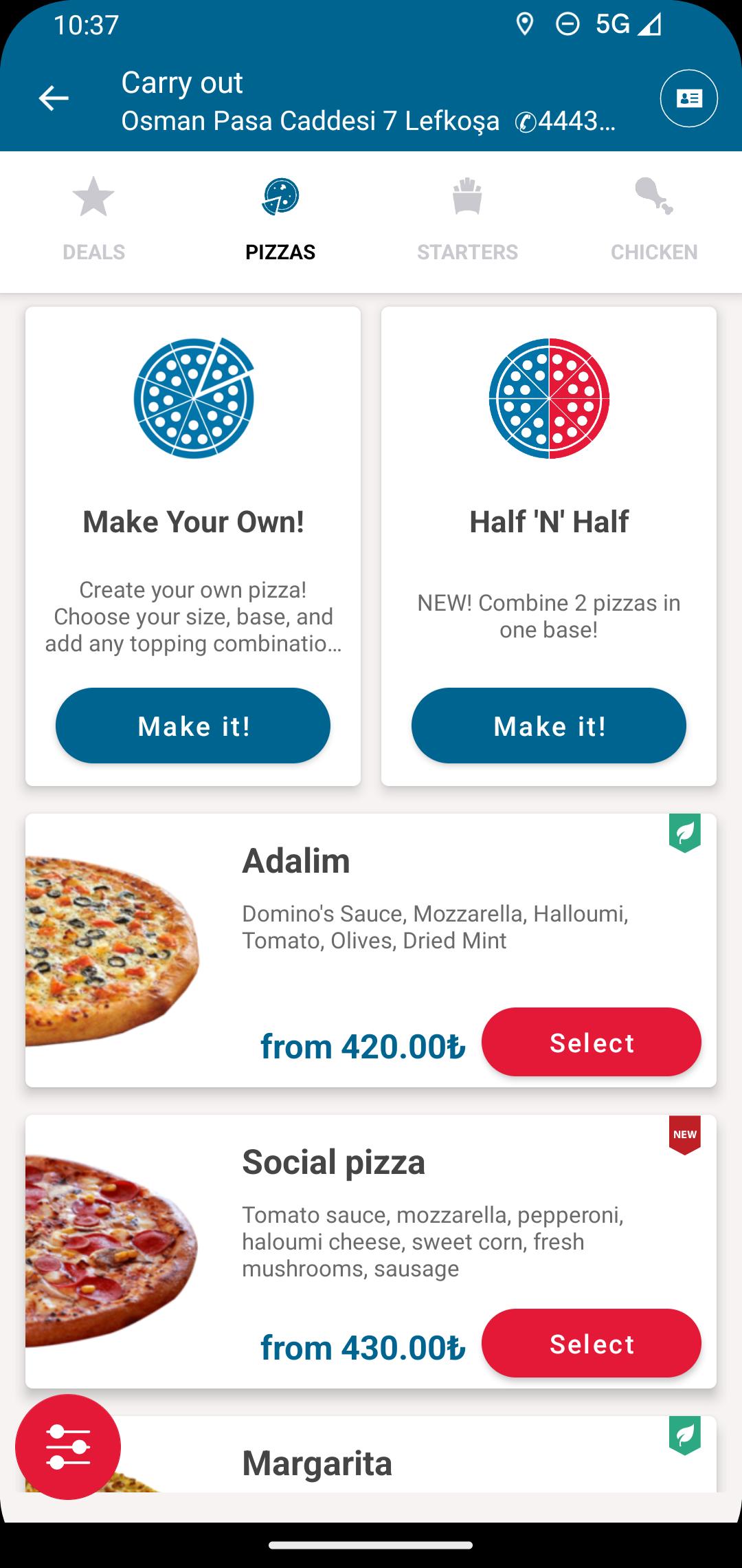 Domino's Pizza North Cyprus