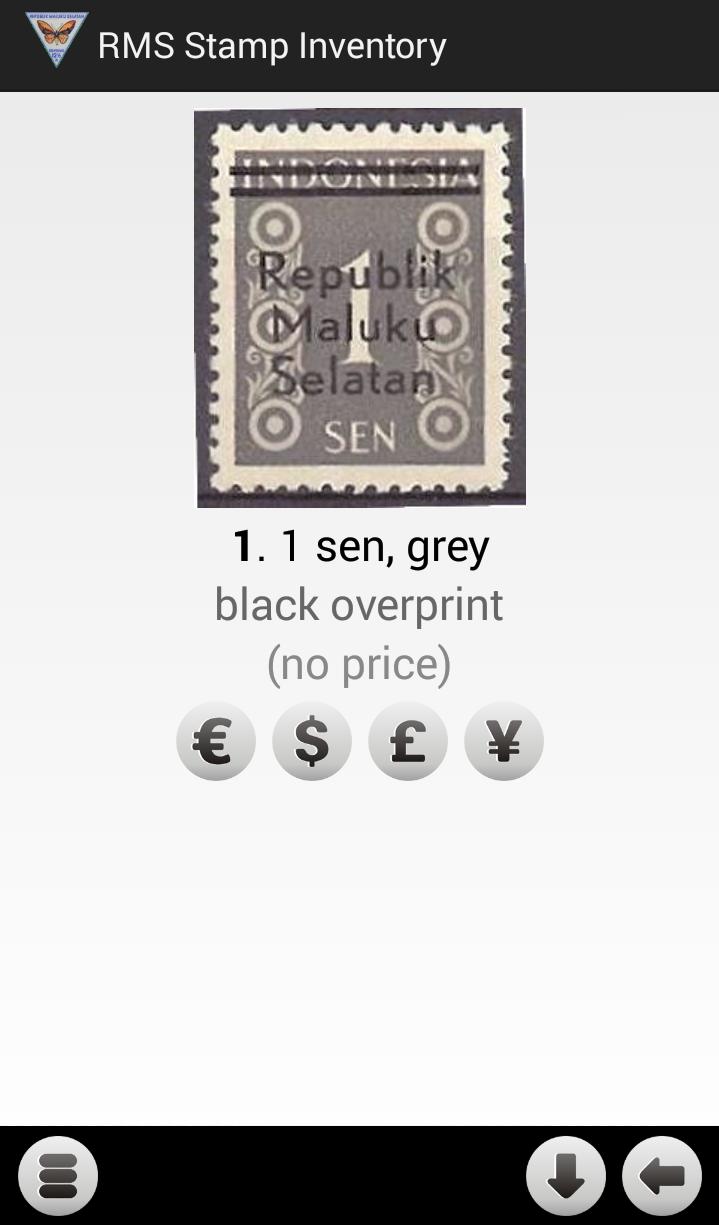RMS Stamp Inventory