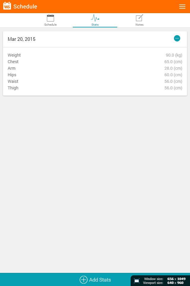 Workout Scheduler