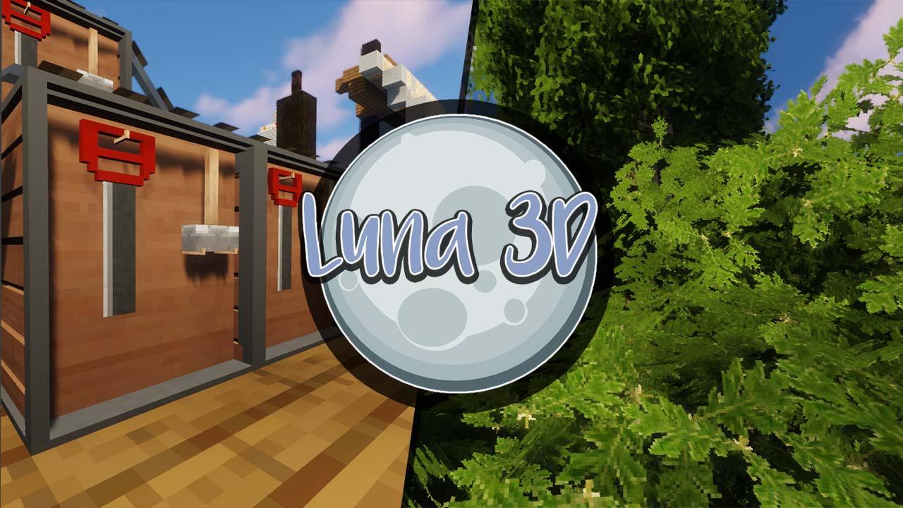 Minecraft Luna 3D -Ressourcenpaket