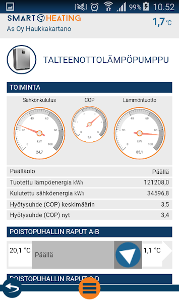 Smart Heating App