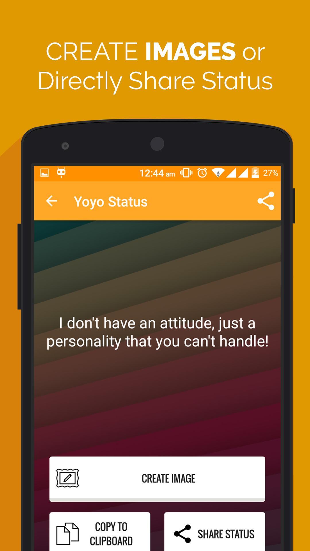 YoYo Status Quotes Photo Maker
