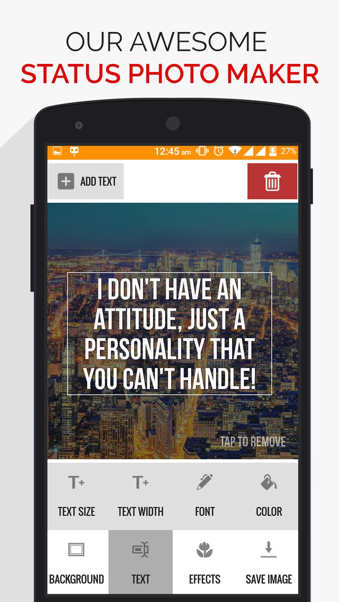 YoYo Status Quotes Photo Maker