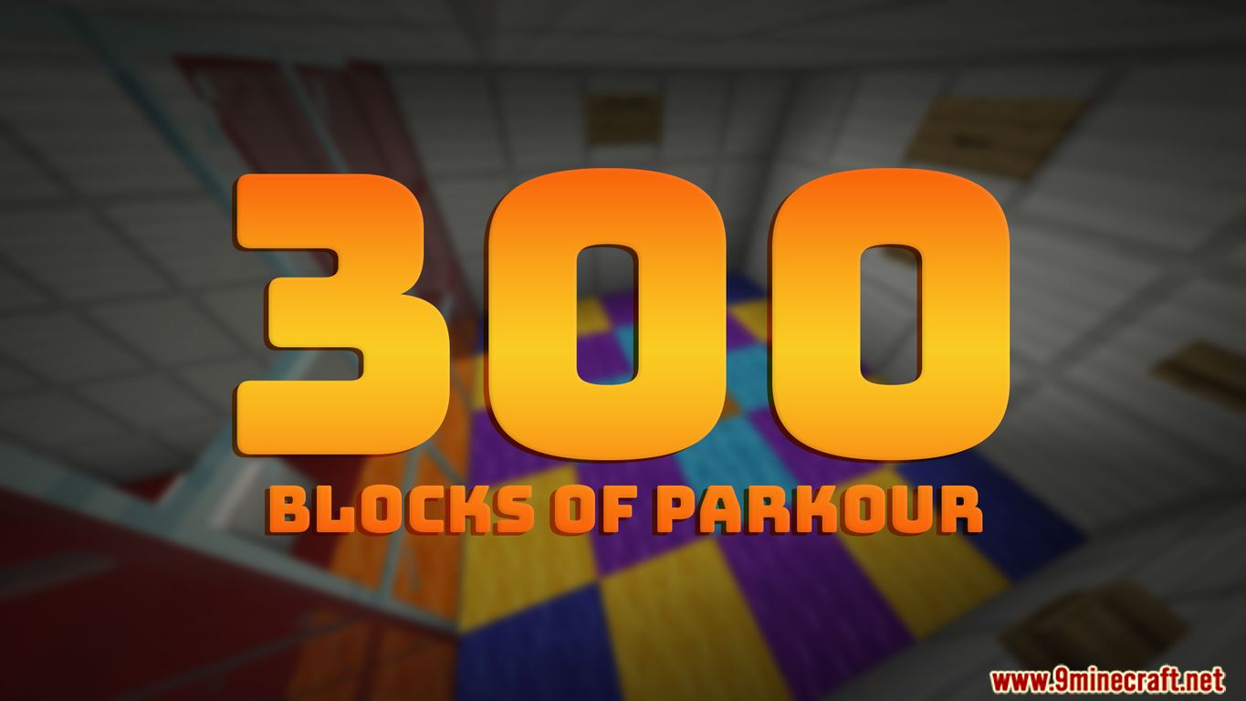 300 bloques de mapa de parkour |