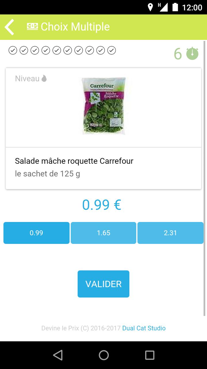 Devine le prix