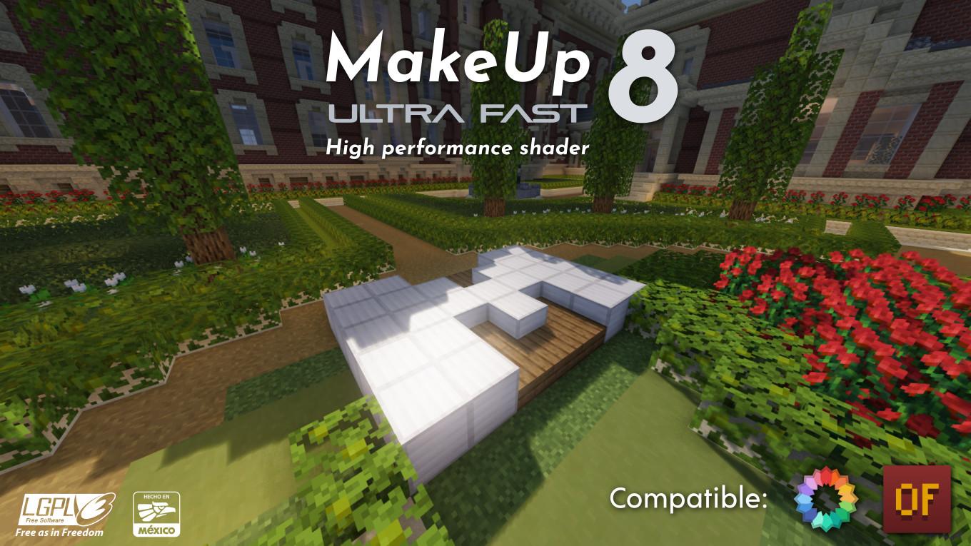 Minecraft Makeup Ultra Shaders Light and Shadow |