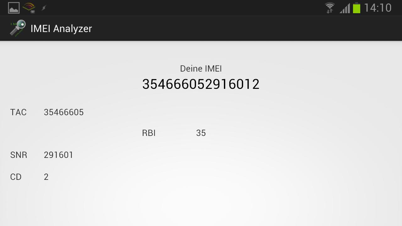 IMEI Analyzer
