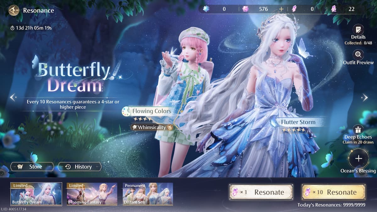 Infinity Nikki Gacha & Pity System Dijelaskan