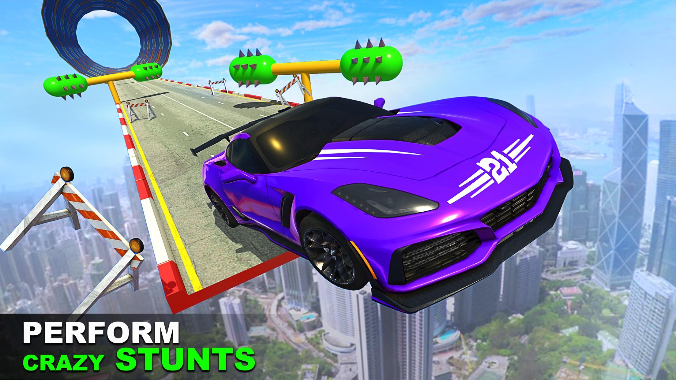 Crazy Speed Stunt Car Racing: 3D Driving Game