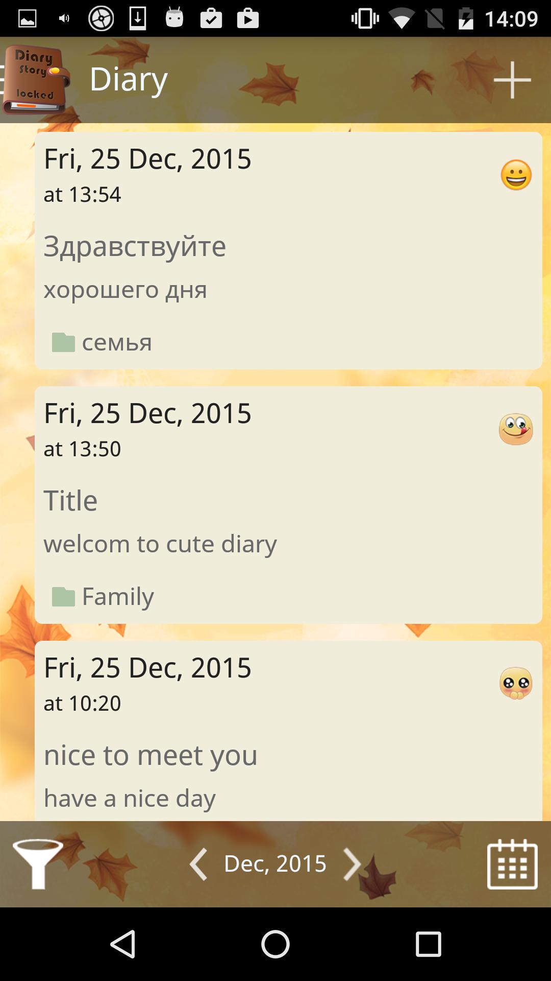 Diary Locked