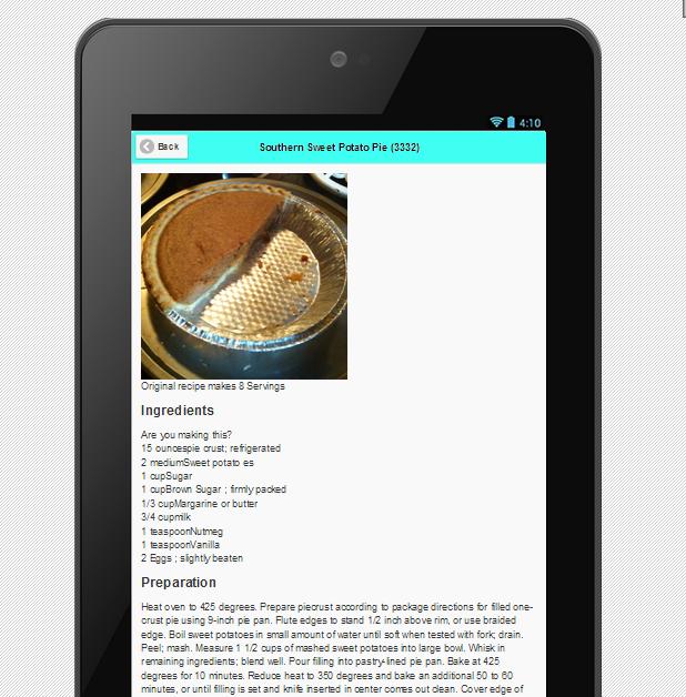 Sweet potato pie
