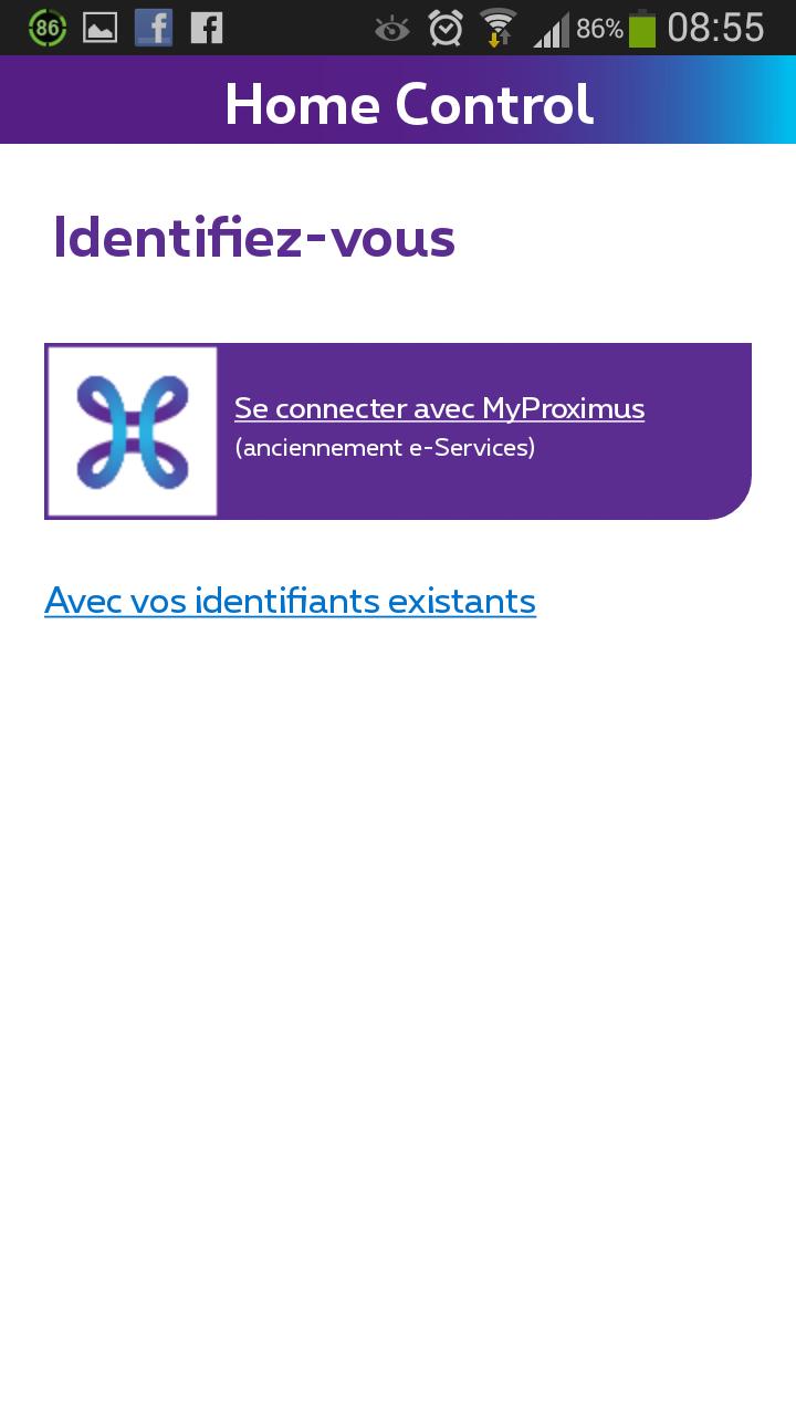 Proximus Home Control
