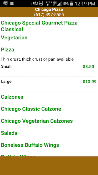 Chicago Pizza
