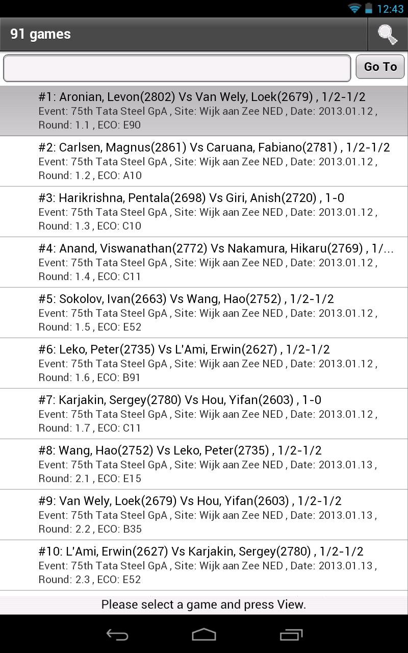 Chess PGN