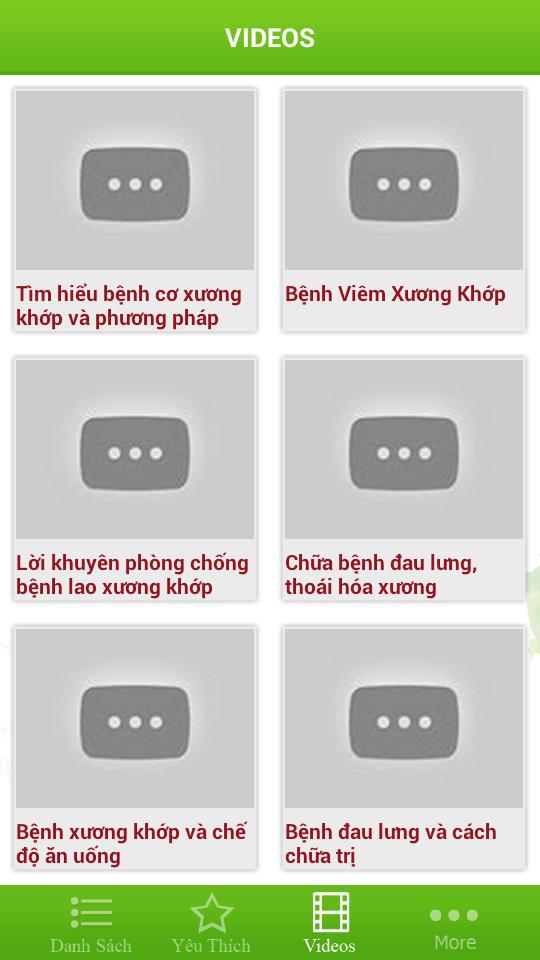 Benh Xuong Khop