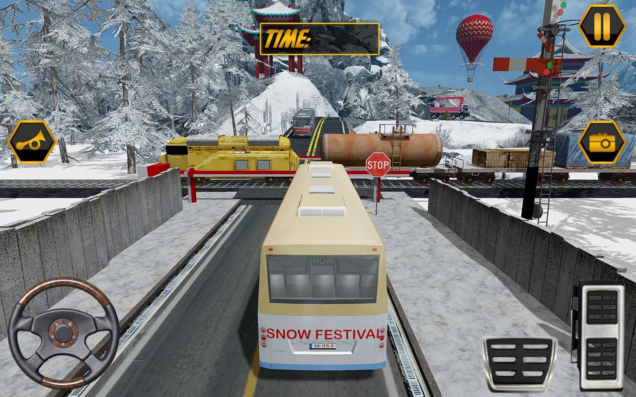 Snow Festival Hill Tourist Bus
