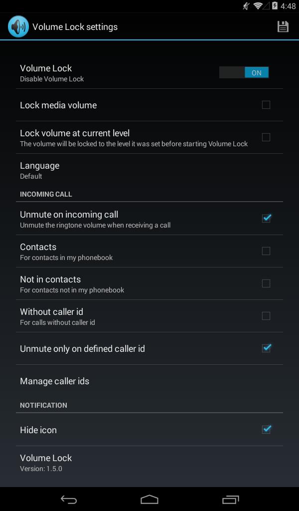 Volume Lock