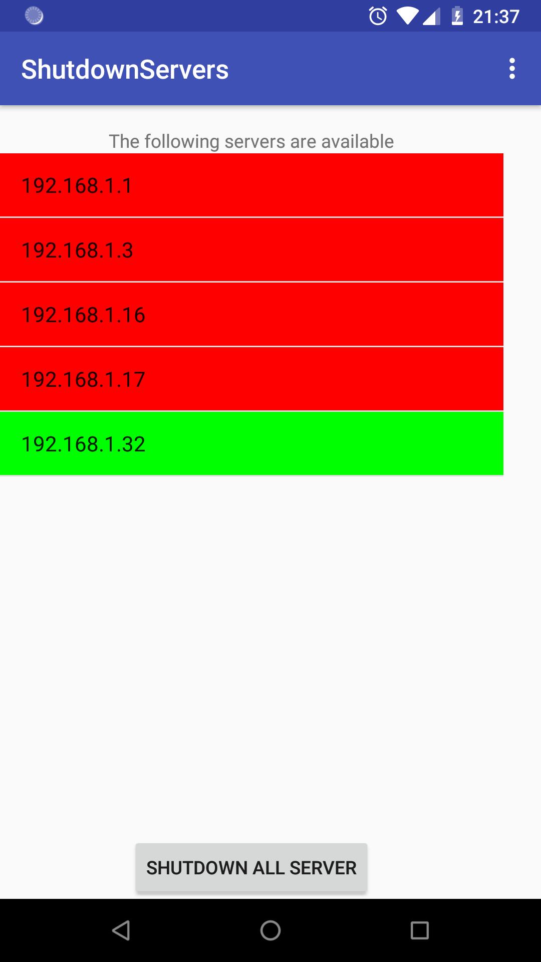 ShutdownServer