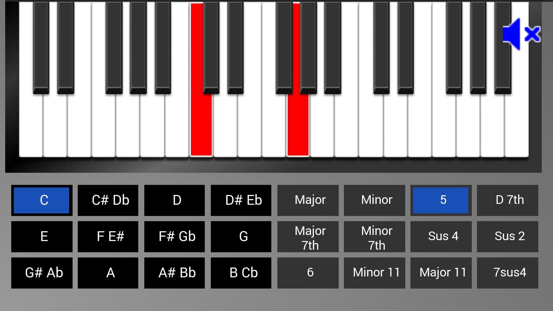 real piano chord trainer