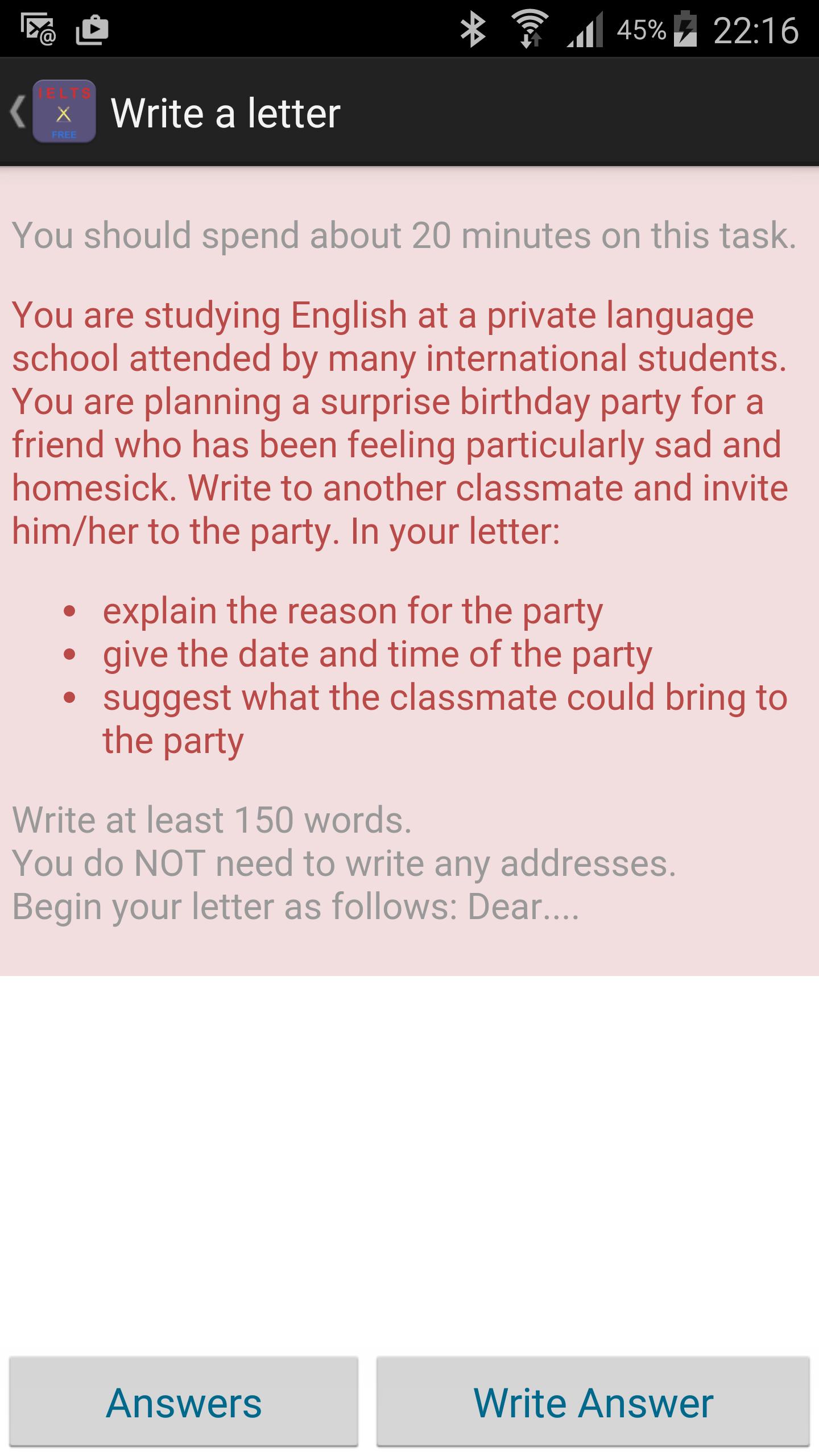 IE Writing General