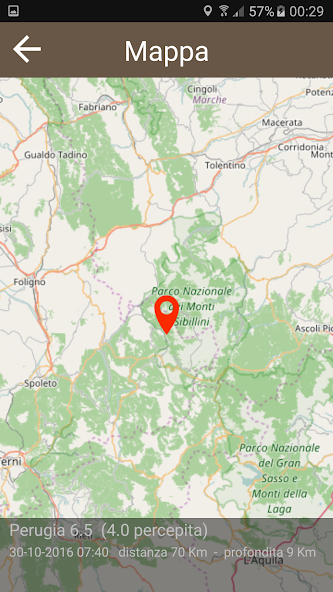 Earthquake alert