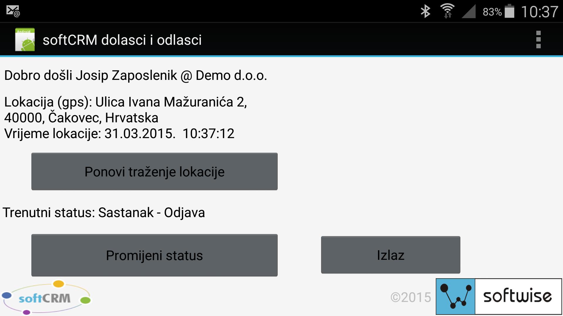 SoftCRM TimeSheet