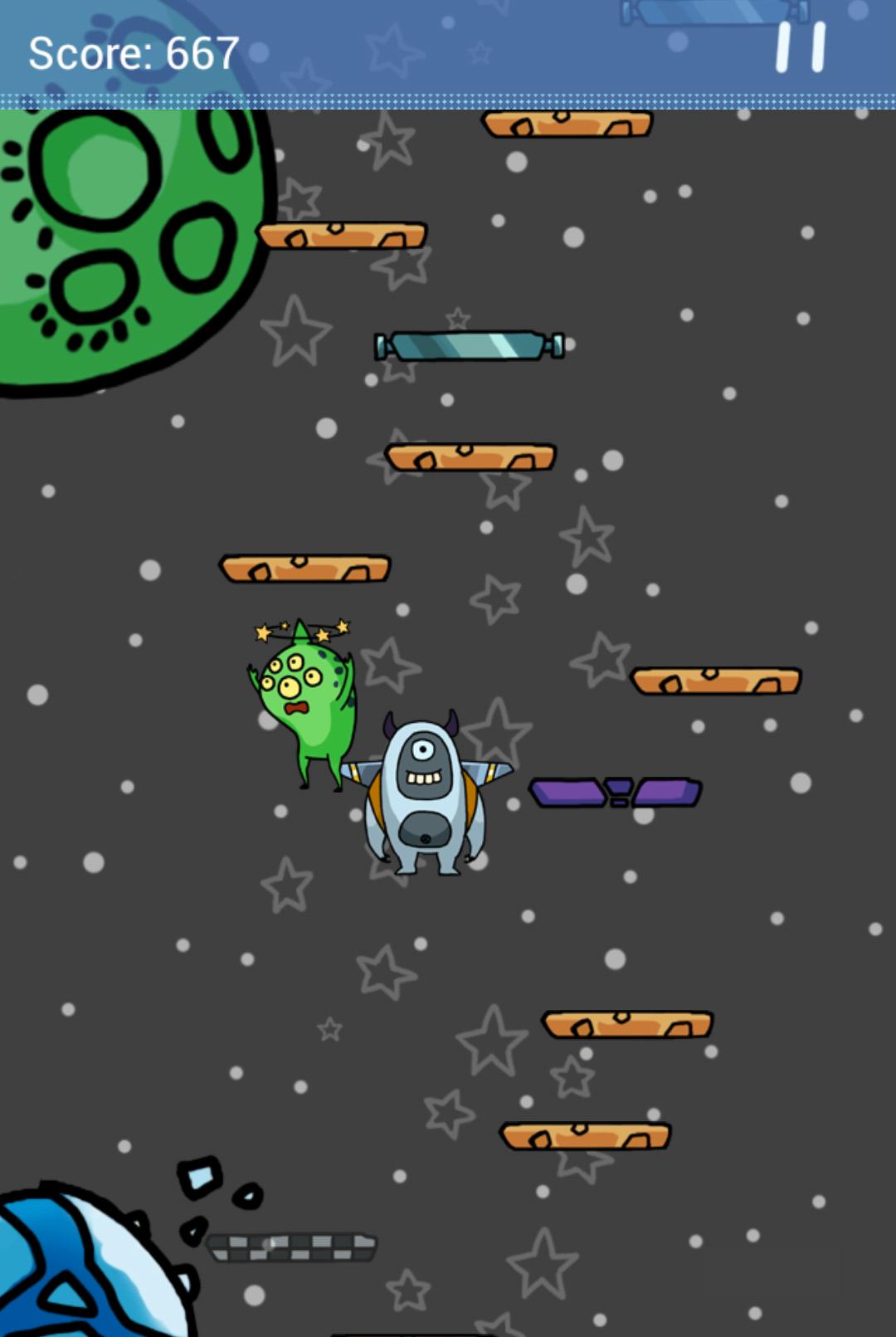 Jumping Alien