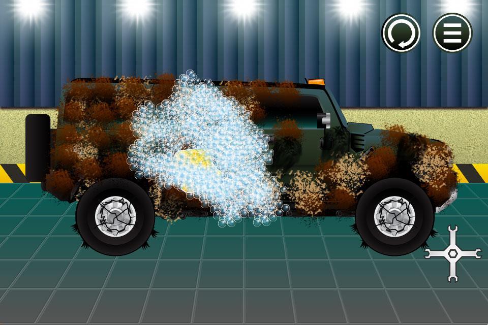 Carwash and cars