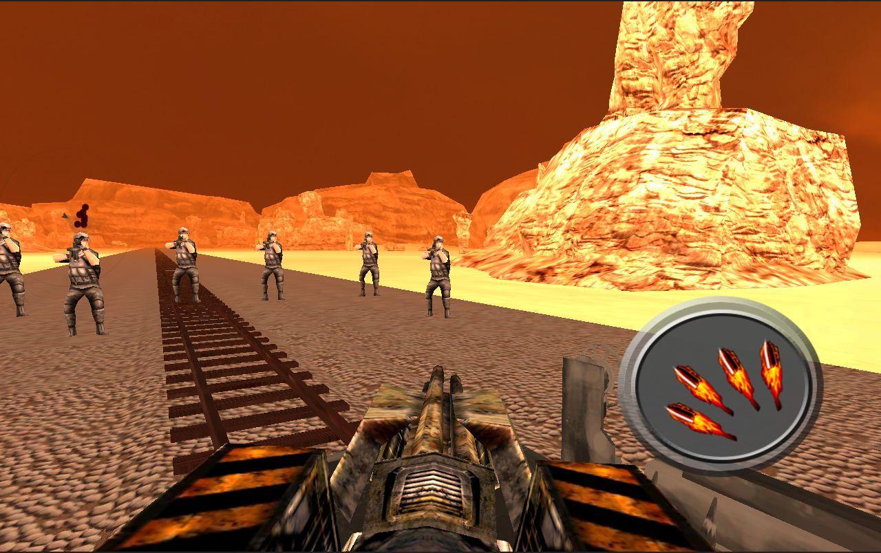 Gunship Battle Gunner Train 3D