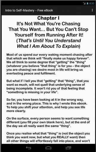 An Intro to Self-Mastery eBook