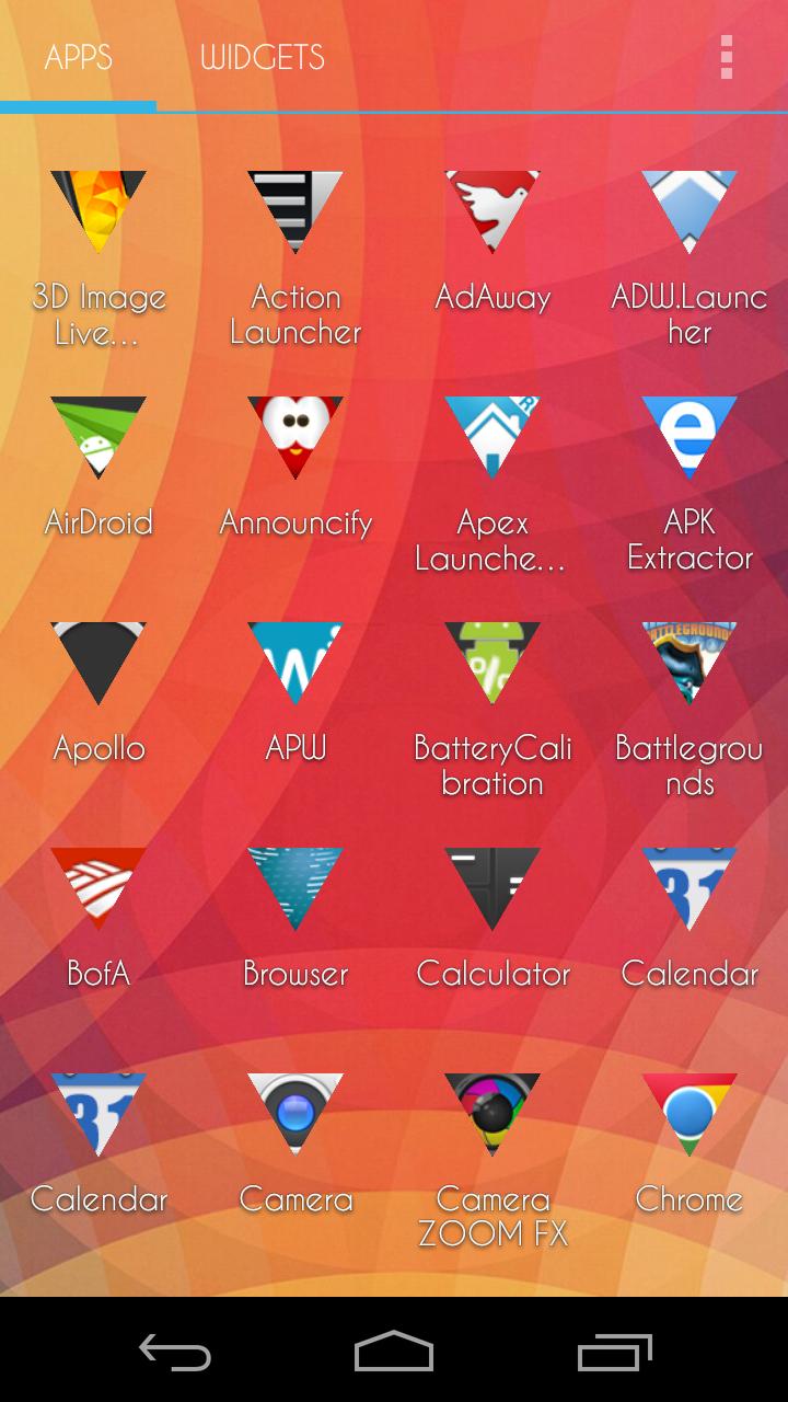 Clean Triangle Apex/Nova Theme