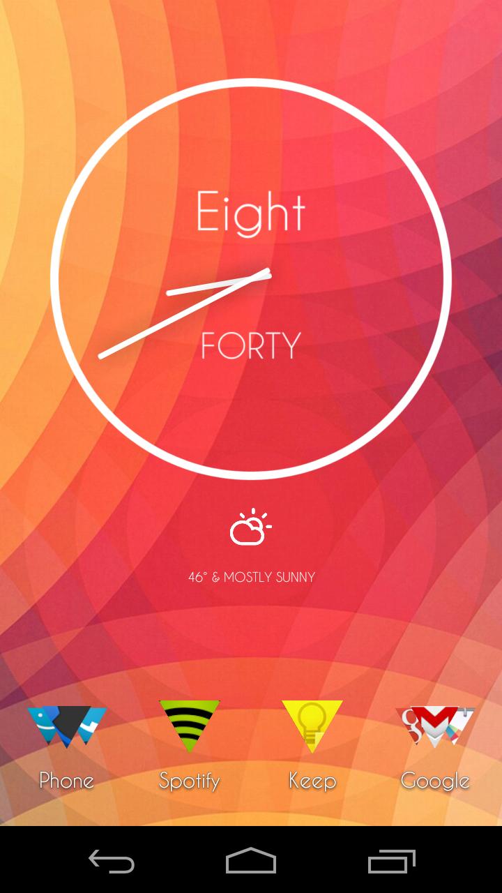 Clean Triangle Apex/Nova Theme