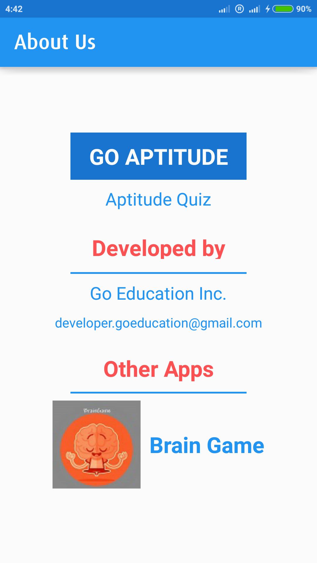 Go Aptitude