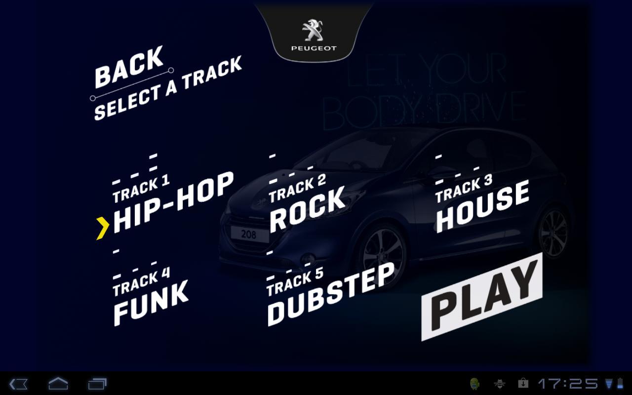 Peugeot208-Let your body drive