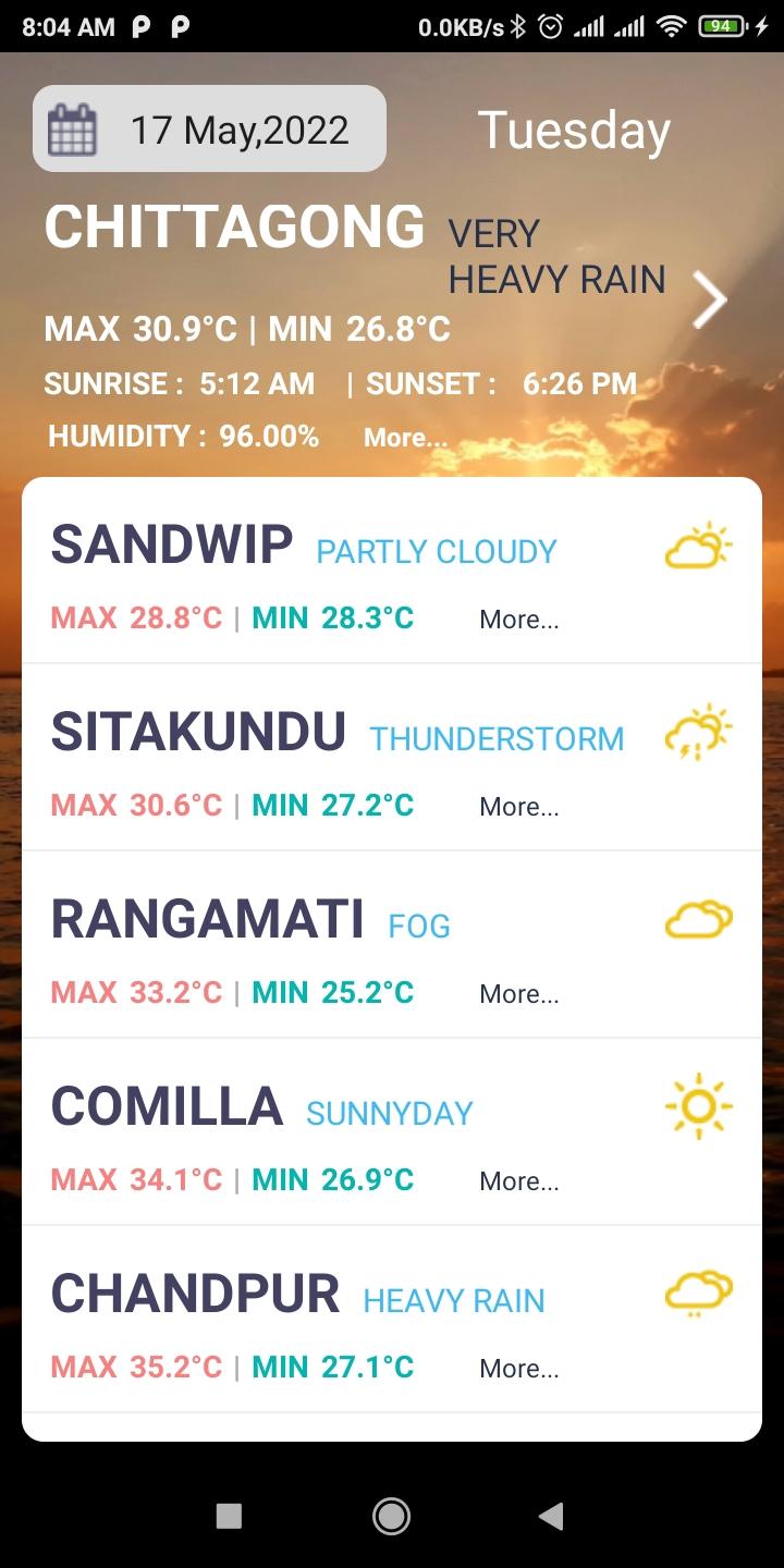 BMD Weather App