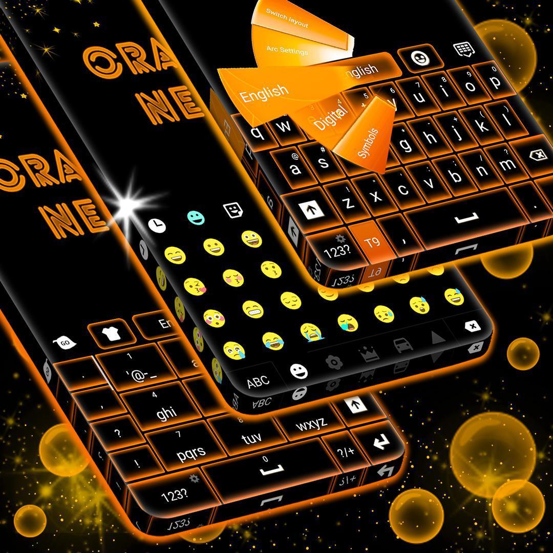 Orange Neon for Keyboard