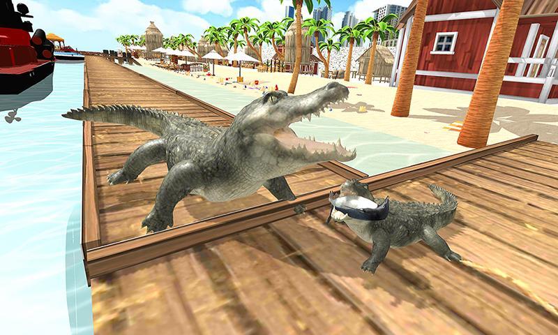 Crocodile Family Beach & City Attack 2019
