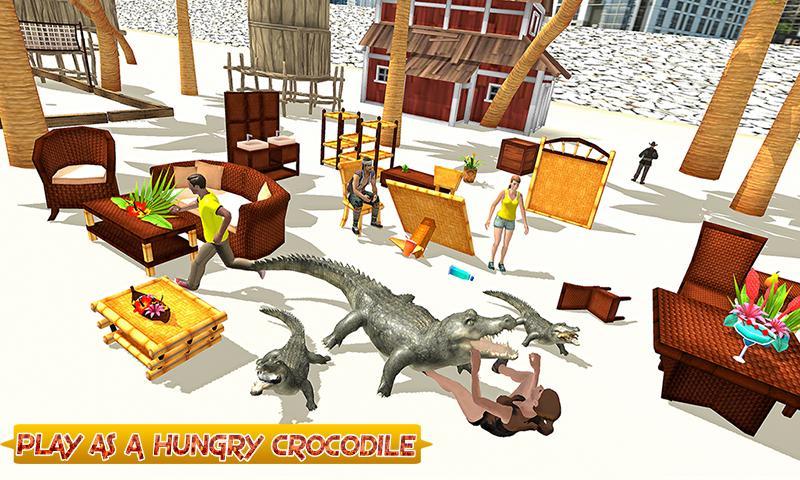 Crocodile Family Beach & City Attack 2019