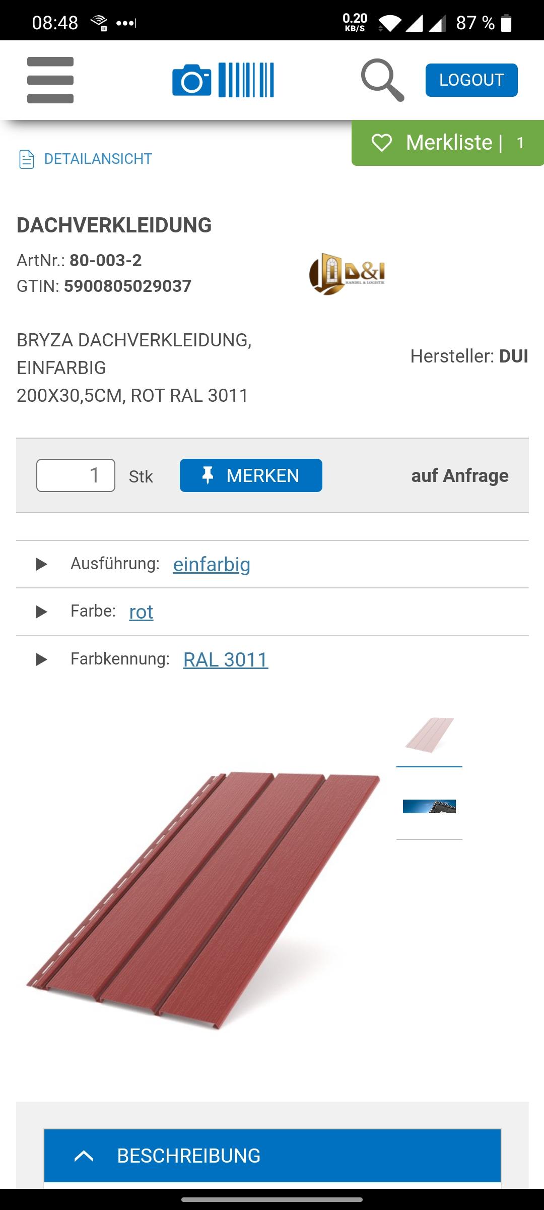 Baustoffe.de App