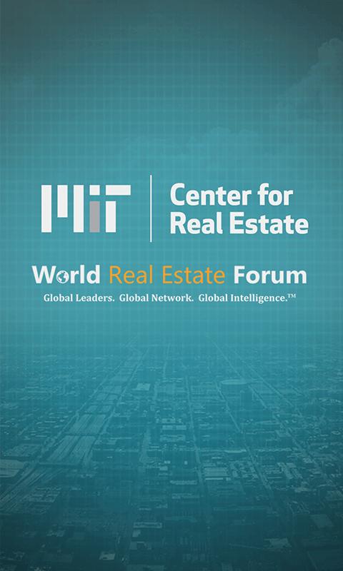 MIT World Real Estate Forum