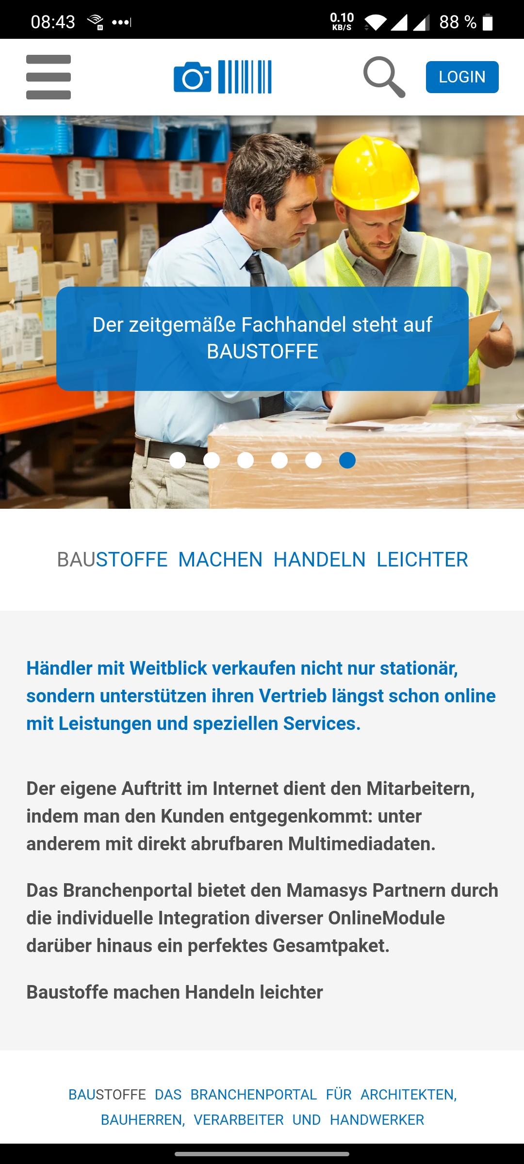 Baustoffe.de App