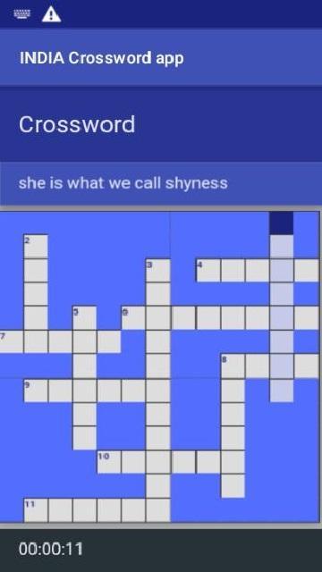 INDIA crossword App