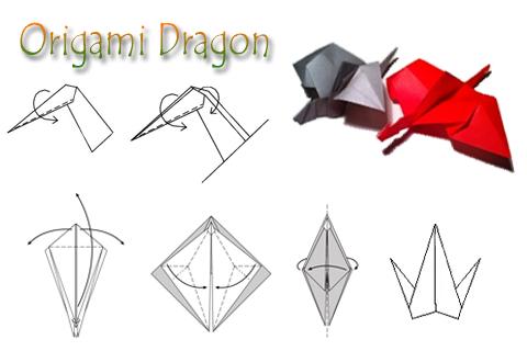 How to fold origami dragon