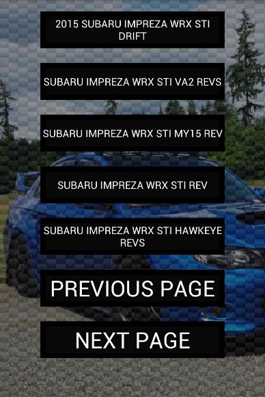 Engine Sounds of Impreza STi