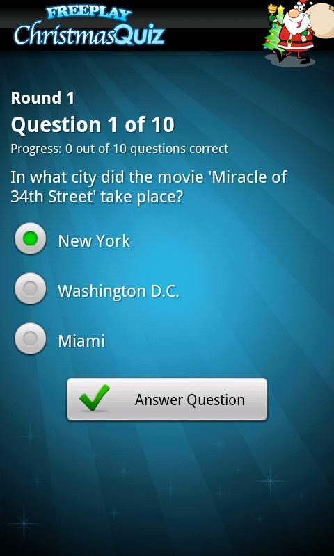 FreePlay Christmas Quiz